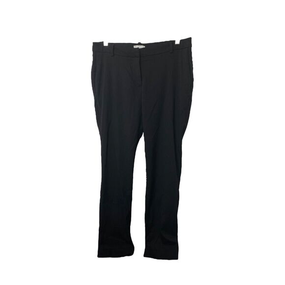 H&M Women's Trouser Pant's Black High Waist Side Pockets Size 12 X 29 - Picture 1 of 6